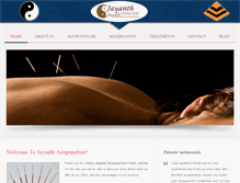 Tablet Screenshot of chennaiacupuncture.com